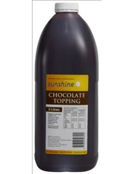Sunshine Chocoladetopping 3l x 1