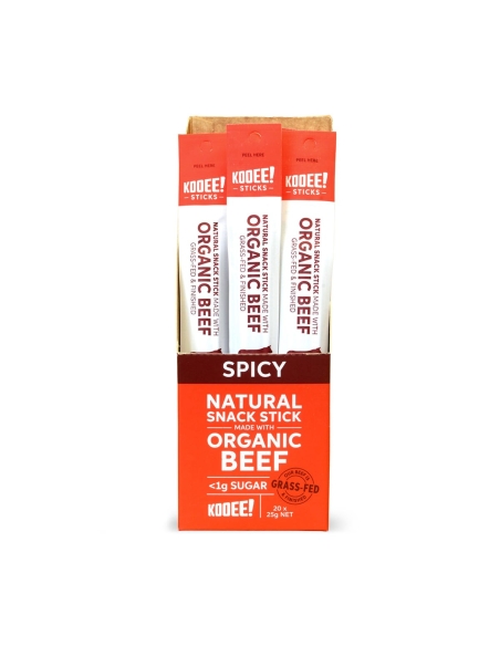 Kooee Stick Organic Beef Spicy 25g x 20