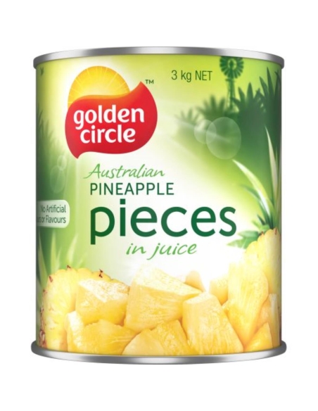 Golden Circle Australian Pineapple Pieces In Juice 3kg x 1