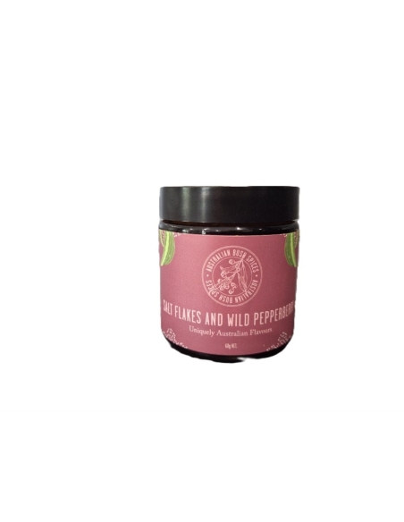 Australia Bush Spicers Zeezoutvlokken en Wilde Peperbes 60g x 1