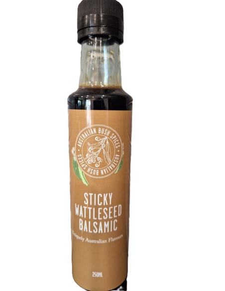 オーストラリアのブッシュのスパイファーの粘着性があるWatleseed Balsamic 250ml x 1