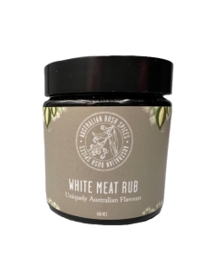 Australie Bush Spicers White Meat Rub Glass Jar 60g x 1