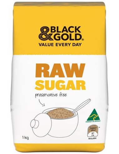 Black & Gold Raw Sucre 1 kg x 1