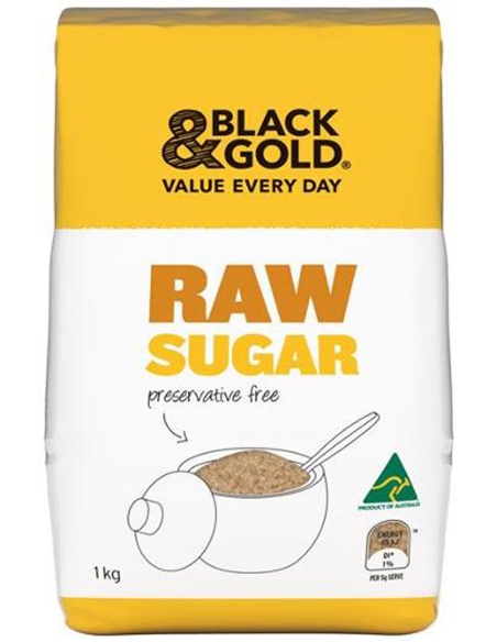 Black & Gold Raw Sucre 1 kg x 1