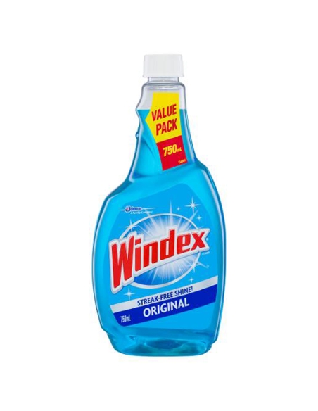 Windex Netejador de vidre blau Recàrrega de disparador 750ml X 1