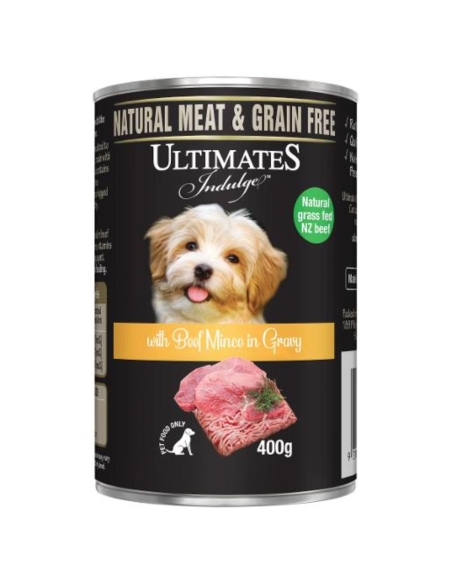 Ultimates Beef Mince & Gravy Dog Food 400g x 12