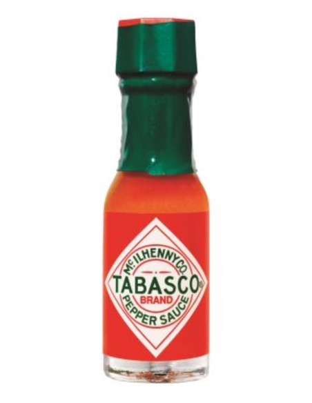 Tabasco Miniatura della salsa di pepe rosso 3.7ml x 500