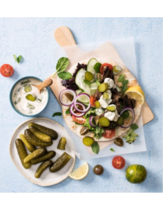 Casa De Mare Gherkins tallats tallats especiats de 2,2 kg...