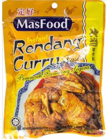 Masfood Paste Curry Rendang 200g x 1
