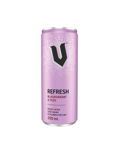 V Refresh Schwarze Johannisbeere und Yuzu 250ml x 24