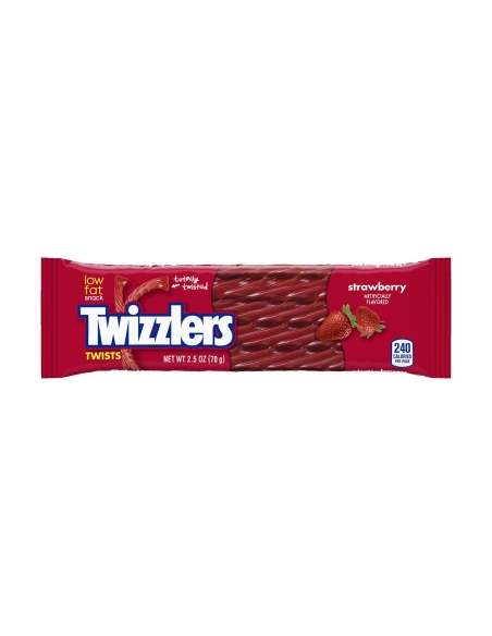 Twizzlers Truskawkowe skręca 70g x 18