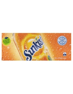 Sunkist Orange Soft Drink 375ml x 10