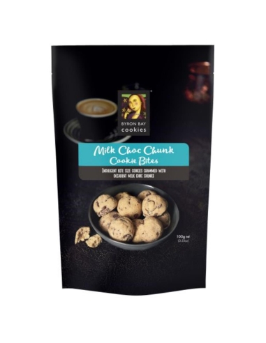 Galetes Byron Bay Cookies Choc Chunk Bite 100g x 6