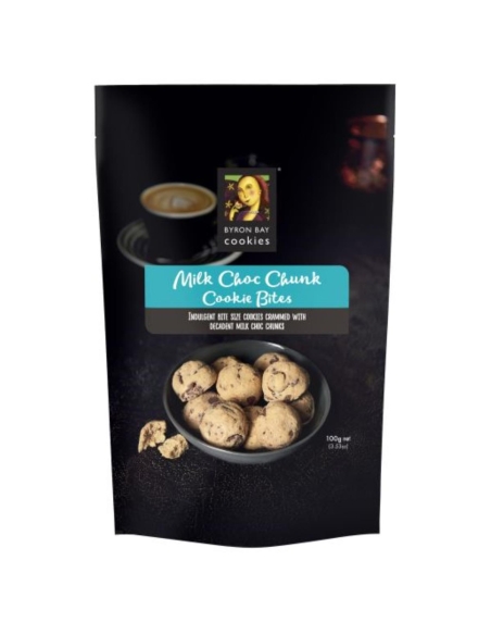 Cookies Byron Bay Milk Choc Cookie Chunk Bite 100g x 6