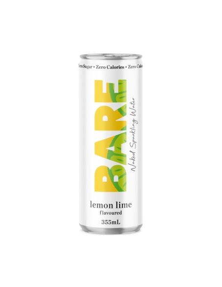 ベアネイクドスパークリングウォーターレモンライム355ml x 24