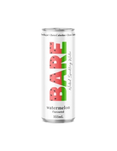 Bare Naked Sparkling Water Watermeloen 355ml x 24