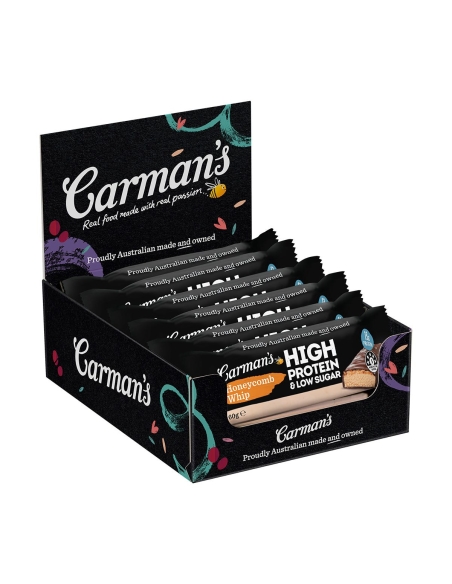 Carman's高蛋白低糖蜂巢鞭60g x 12