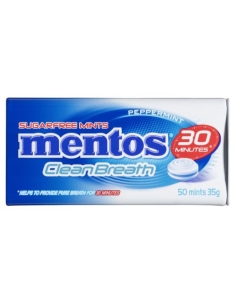 Mentos Pepermunt schone adem 35 g x 12