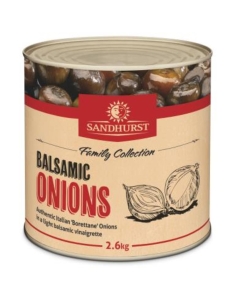 Sandhurst Oignons Borettane balsamique (1.4kg D/w) 2.6kg x 1