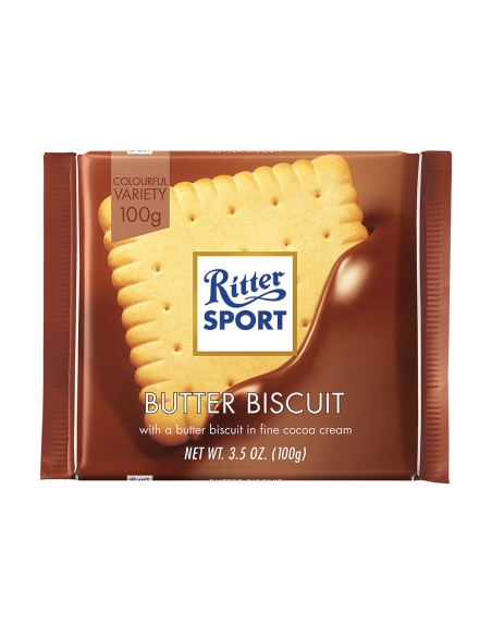 Ritter Sport Latte Butter Biscotto 100g x 11