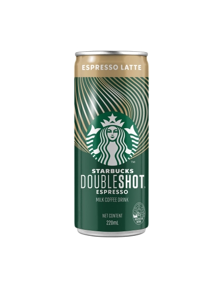 Starbucks Doble tret Espresso Latte Beve 220ml x 12