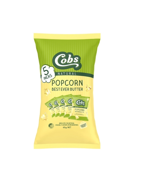 Pannocchie Multipack Burro Popcorn 5 confezioni 65g x 10