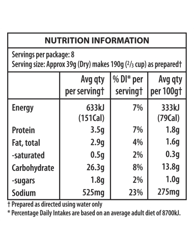 Deb Kartoffel Instant Mashed 350g x 1