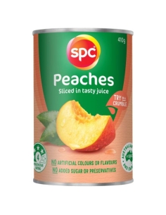 Spc Pêches en jus 410g x 1