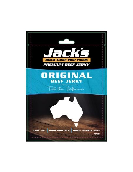 Jack's Black Label Premium Beef Jerky Originale 35g x 8