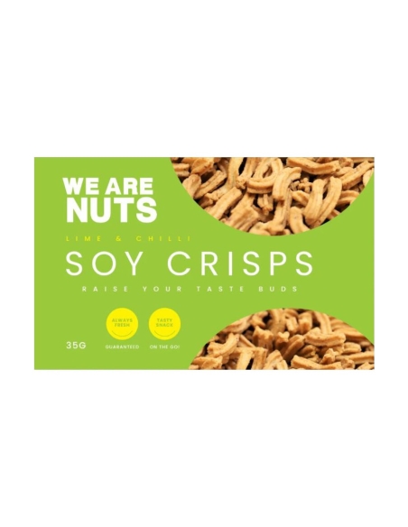 We Are Nuts Sojowe chipsy o smaku limonki i chilli 35 g x 12