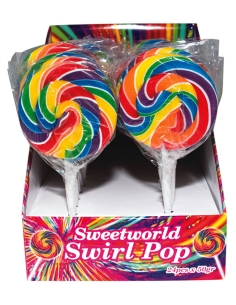 Sweetworld Rainbow Remolí pop 50g x 24