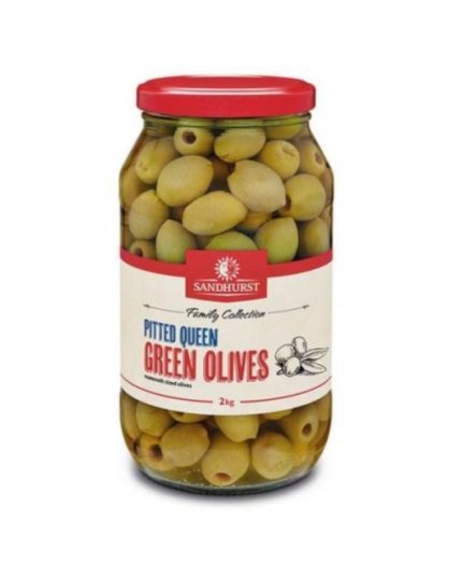 Sandhurst Olives Green Queen Pitted 2kg x 1