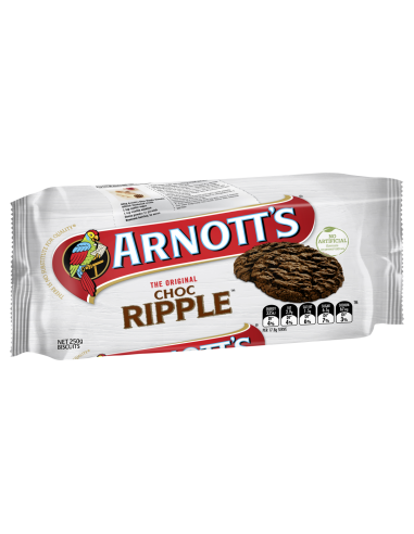 Arnotts Biscuits Ripple de xocolata 250g x 1