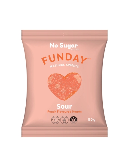 Funday Corazón de durazno 50g x 12