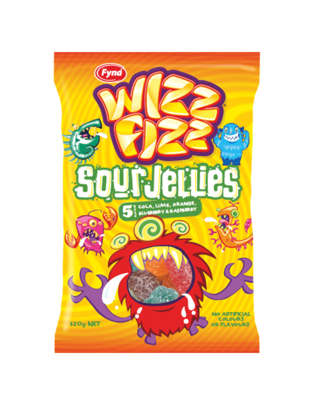 Gelatine acide Wizz Fizz 120g x 8