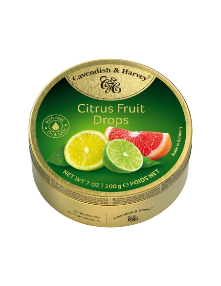 Cavendish & Harvey Citrus fruit gotes 200g x 10