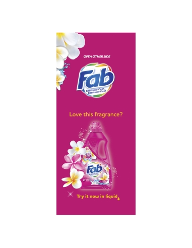 Fab Frangipani Wäschewaschmittel Pulver 2kg x 1
