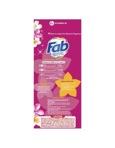 Fab Frangipani Detergent Powder 2kg x 1