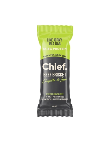 Cap de la barra de vedella Chipotle Lime 40g x 12