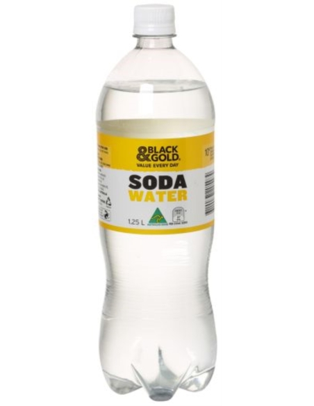 Black & Gold Soda water 1,25l x 1