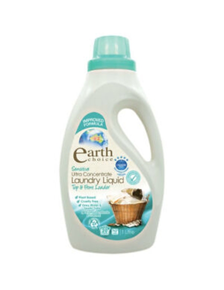 Earths Choice 敏感な超コンセントレートの洗濯の液体の上及び前部積込み機1l x 1
