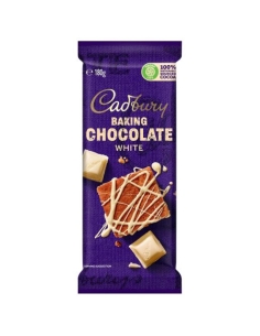 Cadbury White Baking Chocolate 180g x 15
