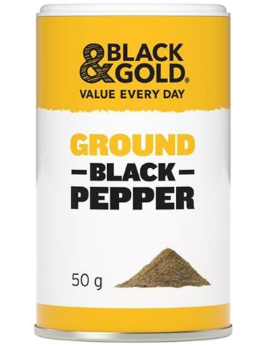 Black & Gold Pebre negre mòlt 50g x 1