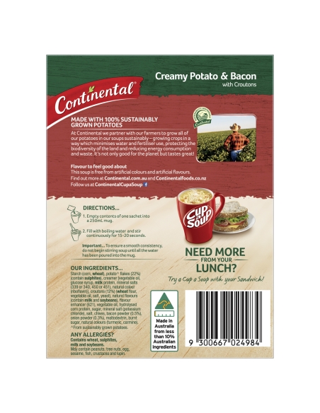 Continental Croutons Potato & Bacon Cup-a-soup 2 Porcje 50g x 1
