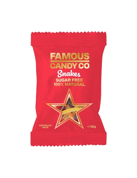 Famous Candy Co 无糖蛇 180g x 12