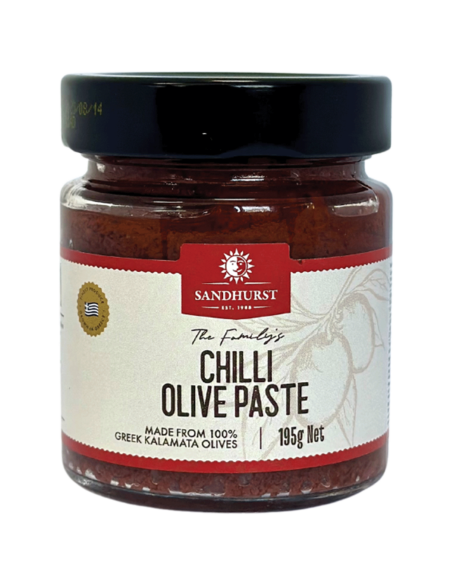 Sandhurst Kalamata Olijfolie met chili spreads 195g x 1