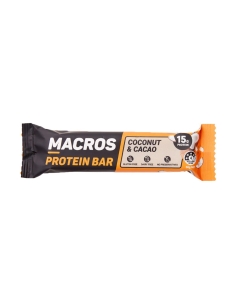 Barre protéinée au cacao Macros 50 g x 12