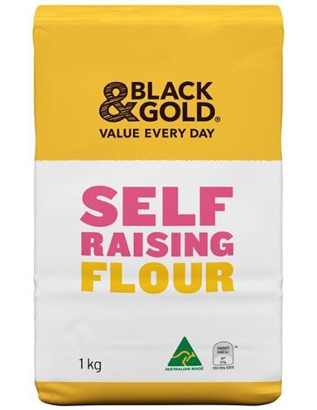 Black & Gold Self Raising Flour 1kg x 1
