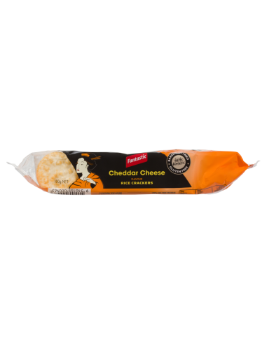 Fantastic Crackers de riz au fromage cheddar...