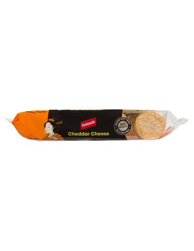 Fantastic Crackers de riz au fromage cheddar...